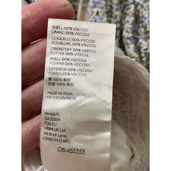 Anthropologie Floral Print Blouse Boho, Gypsy, Maximalist, Festival, Artsy - Picture 5 of 11